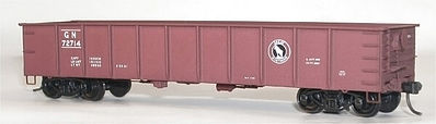 Accurail 41 Steel Gondola 3-Pack Kit Great Northern HO Scale Model Train Freight Car #37124