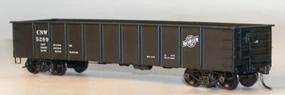 Accurail 41' Steel Gondola Kit Chicago & North Western (black) HO Scale Model Train Freight Car #3716