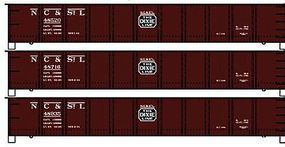 Accurail 41'6'' AAR AAR Steel Gondola NC&STL (3) HO Scale Model Train Freight Car Set #37584 Accurail 41'6'' AAR AAR Steel Gondola NC&STL (3) HO Scale Model Train Freight Car Set #37584