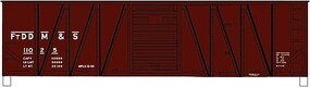 Accurail 40'Wood Boxcar FtDD M&S Accurail 40'Wood Boxcar FtDD M&S