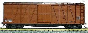 Accurail 40' Wood Outside-Braced Boxcar Kit (Plastic) Data Only HO Scale Model Train Freight Car #4199 Accurail 40' Wood Outside-Braced Boxcar Kit (Plastic) Data Only HO Scale Model Train Freight Car #4199