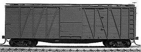 Accurail 40' Wood 8-Panel Outside-Braced Boxcar Kit Undecorated HO Scale Model Train Freight Car #4300 Accurail 40' Wood 8-Panel Outside-Braced Boxcar Kit Undecorated HO Scale Model Train Freight Car #4300