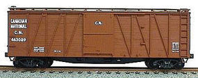 Accurail 40' Wood Outside-Braced Boxcar Kit Canadian National HO Scale Model Train Freight Car #4310 Accurail 40' Wood Outside-Braced Boxcar Kit Canadian National HO Scale Model Train Freight Car #4310