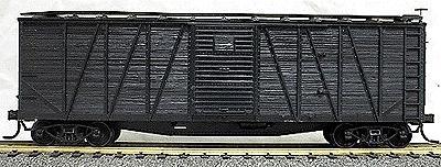 Accurail 40 Wood Outside-Braced Boxcar Kit Undecorated HO Scale Model Train Freight Car #4500