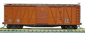 Accurail 40' Wood Outside-Braced Boxcar Kit Data Only (Oxide)