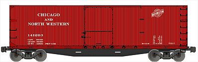 Accurail Double Sheathed Wood Boxcar Kit Chicago & NW HO Scale Model Train Freight Car #46021