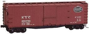 Accurail 40' Double-Sheathed Wood Boxcar Kit New York Central HO Scale Model Train Freight Car #4606 Accurail 40' Double-Sheathed Wood Boxcar Kit New York Central HO Scale Model Train Freight Car #4606
