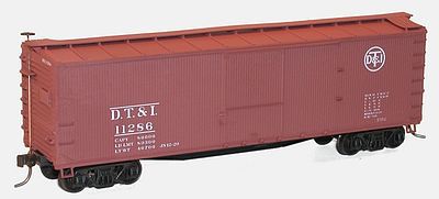 Accurail 40 Double Sheath Wood Boxcar Detroit Toledo & Ironton HO Scale Model Train Freight Car #4638