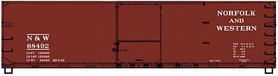 Accurail 40 USRA Double Sheath Boxcar Norfolk & Western HO Scale Model Train Freight Car #4642