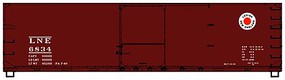 Accurail 40' USRA Double-Sheathed Boxcar Lehigh & New England HO Scale Model Train Freight Car #4643 Accurail 40' USRA Double-Sheathed Boxcar Lehigh & New England HO Scale Model Train Freight Car #4643