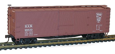 Accurail 40 Double Sheath USRA Wood Boxcar Kit B&A #60839 HO Scale Model Train Freight Car #4644