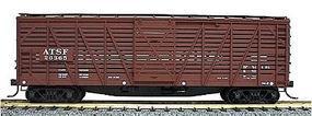 40' Wood Stock Car - Kit (Plastic) - Santa Fe HO Scale Model Train Freight Car #4701