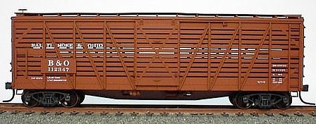 Accurail 40 Wood Stock Car Kit Baltimore & Ohio #112365 HO Scale Model Train Freight Car #47201