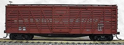 Accurail 40 Wood Stock Car - Data Only (Mineral Red) HO Scale Model Train Freight Car #4798