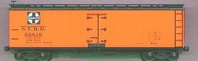 Accurail 40' Wood Reefer Kit Santa Fe HO Scale Model Train Freight Car #4808