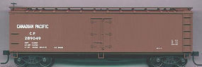 Accurail 40' Wood Reefer Plastic Kit Canadian Pacific HO Scale Model Train Freight Car #4822 Accurail 40' Wood Reefer Plastic Kit Canadian Pacific HO Scale Model Train Freight Car #4822
