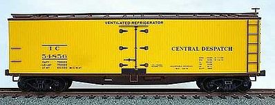 Accurail Illinois Central 40 Wood Reefer HO Scale Model Train Freight Car #4829