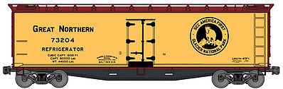 Accurail 40 Wood Reefer 3-Pack - Kit - Great Northern HO Scale Model Train Freight Car #48484