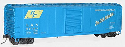 Accurail 50 AAR Riveted Boxcar Kit Louisville & Nashville HO Scale Model Train Freight Car #5030