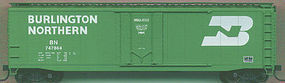 Accurail 50' Plug Door Riveted Boxcar Kit Burlington Northern HO Scale Model Train Freight Car #5104 Accurail 50' Plug Door Riveted Boxcar Kit Burlington Northern HO Scale Model Train Freight Car #5104