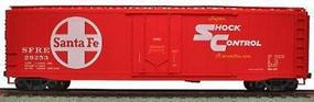 Accurail 50' AAR Plug Door Riveted Boxcar Kit Santa Fe HO Scale Model Train Freight Car #5119 Accurail 50' AAR Plug Door Riveted Boxcar Kit Santa Fe HO Scale Model Train Freight Car #5119