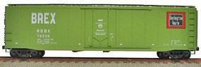 Accurail 50' AAR Plug Door Riveted Boxcar Kit Burlington HO Scale Model Train Freight Car #5120 Accurail 50' AAR Plug Door Riveted Boxcar Kit Burlington HO Scale Model Train Freight Car #5120