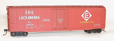 Accurail 50 AAR Plug Door Riveted Boxcar Kit Erie Lackawanna HO Scale Model Train Freight Car #5131