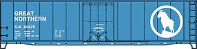 50' Plug Door Boxcar Great Northern Kit HO Scale Model Train Freight Car #5135