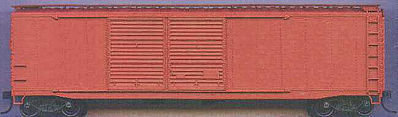 Accurail 50 Steel Double-Door Boxcar Kit - Undecorated HO Scale Model Train Freight Car #5200