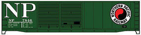 Accurail 50' Steel Double Door Boxcar Northern Pacific HO Scale Model Train Freight Car #5235