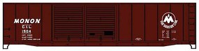 Accurail Ho 50'Riveted DD Steel Boxcar MON Accurail Ho 50'Riveted DD Steel Boxcar MON