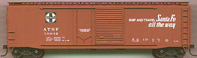 Accurail 50' AAR Combo Door Riveted Boxcar Kit Santa Fe HO Scale Model Train Freight Car #5301 Accurail 50' AAR Combo Door Riveted Boxcar Kit Santa Fe HO Scale Model Train Freight Car #5301