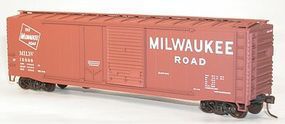 Accurail 50' Combination-Door Riveted-Side Boxcar Milwaukee Road HO Scale Model Train Freight Car #5307 Accurail 50' Combination-Door Riveted-Side Boxcar Milwaukee Road HO Scale Model Train Freight Car #5307