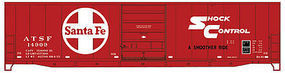 Accurail 50' Steel Boxcar ATSF HO Scale Model Train Freight Car #5501 Accurail 50' Steel Boxcar ATSF HO Scale Model Train Freight Car #5501