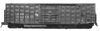 Accurail 50 Exterior Post Boxcar Kit Undecorated HO Scale Model Train Freight Car #5600