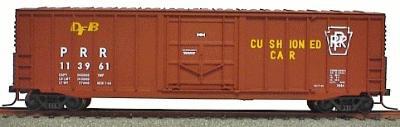 Accurail 50 Exterior Post Boxcar Pennsylvania RR Kit HO Scale Model Train Freight Car Kit #5632