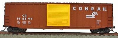 Accurail 50 Exterior Post Boxcar Kit Conrail HO Scale Model Train Freight Car #5634