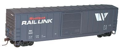Accurail X-Post 50 Boxcar Montana Rail Link HO Scale Model Train Freight Car Kit #56421