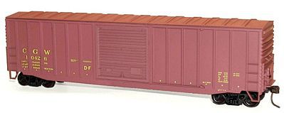 Accurail 50 Exterior Post Boxcar Kit Chicago Great Western HO Scale Model Train Freight Car #5646