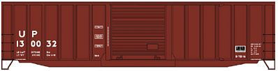 Accurail 50 Exterior-Post Plug-Door Boxcar Kit Union Pacific HO Scale Model Train Freight Car #5656