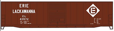 Accurail AAR 50 Welded Single Door Boxcar Erie Lackawanna Kit HO Scale Model Train Freight Car #5724