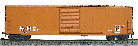 Accurail 50 Welded Sliding-Door Boxcar Kit Data Only (Oxide) HO Scale Model Train Freight Car #5799