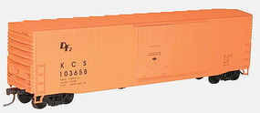 Accurail 50' Welded Plug-Door Boxcar Kit Kansas City Southern HO Scale Model Train Freight Car #5822
