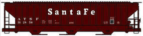 Accurail Pullman-Standard 4750 3-Bay Covered Hopper Kit Santa Fe HO Scale Model Train Freight Car #6501