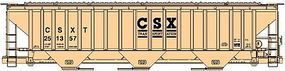 Accurail CSX 4750 Pullman Standard Grain Hopper (New Tool) HO Scale Model Train Freight Car #6506