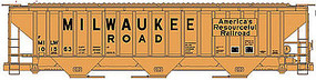 Accurail PS 4750 Grain Hopper Milwaukee Road HO Scale Model Train Freight Car #6517 Accurail PS 4750 Grain Hopper Milwaukee Road HO Scale Model Train Freight Car #6517