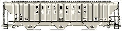 Accurail PS Covered Hopper Wisconsin & Southern HO Scale Model Train Freight Car #6519