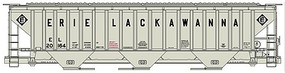 Accurail Pullman Standard Covered Hopper Erie Lackawanna HO Scale Model Train Freight Car Kit #6521