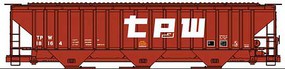 Accurail PS 4750 Cvrd Hopper TP&W Accurail PS 4750 Cvrd Hopper TP&W