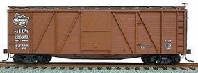 Accurail 40' Wood 6-Panel Outside-Braced Boxcar Milwaukee Road HO Scale Model Train Freight Car #7005 Accurail 40' Wood 6-Panel Outside-Braced Boxcar Milwaukee Road HO Scale Model Train Freight Car #7005